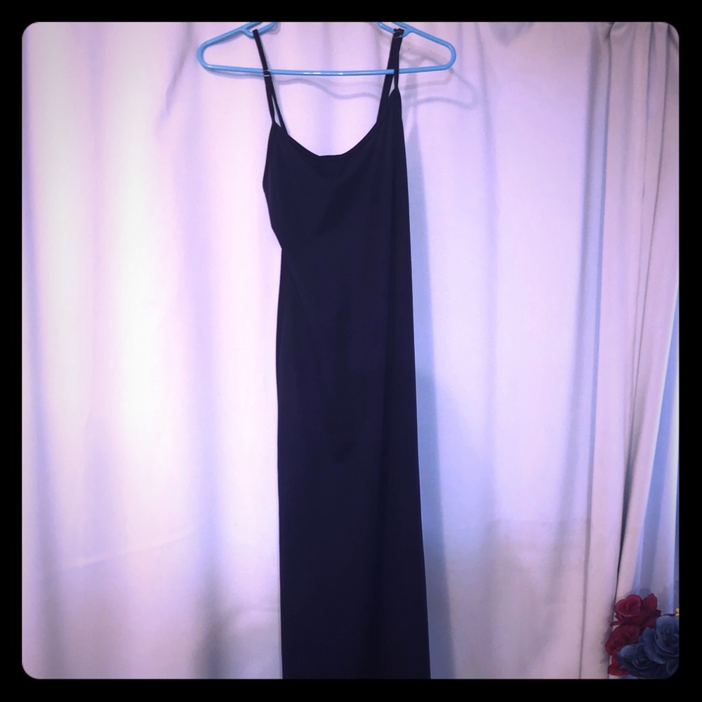 👾SMALLDeep purple maxi spring/fall dress